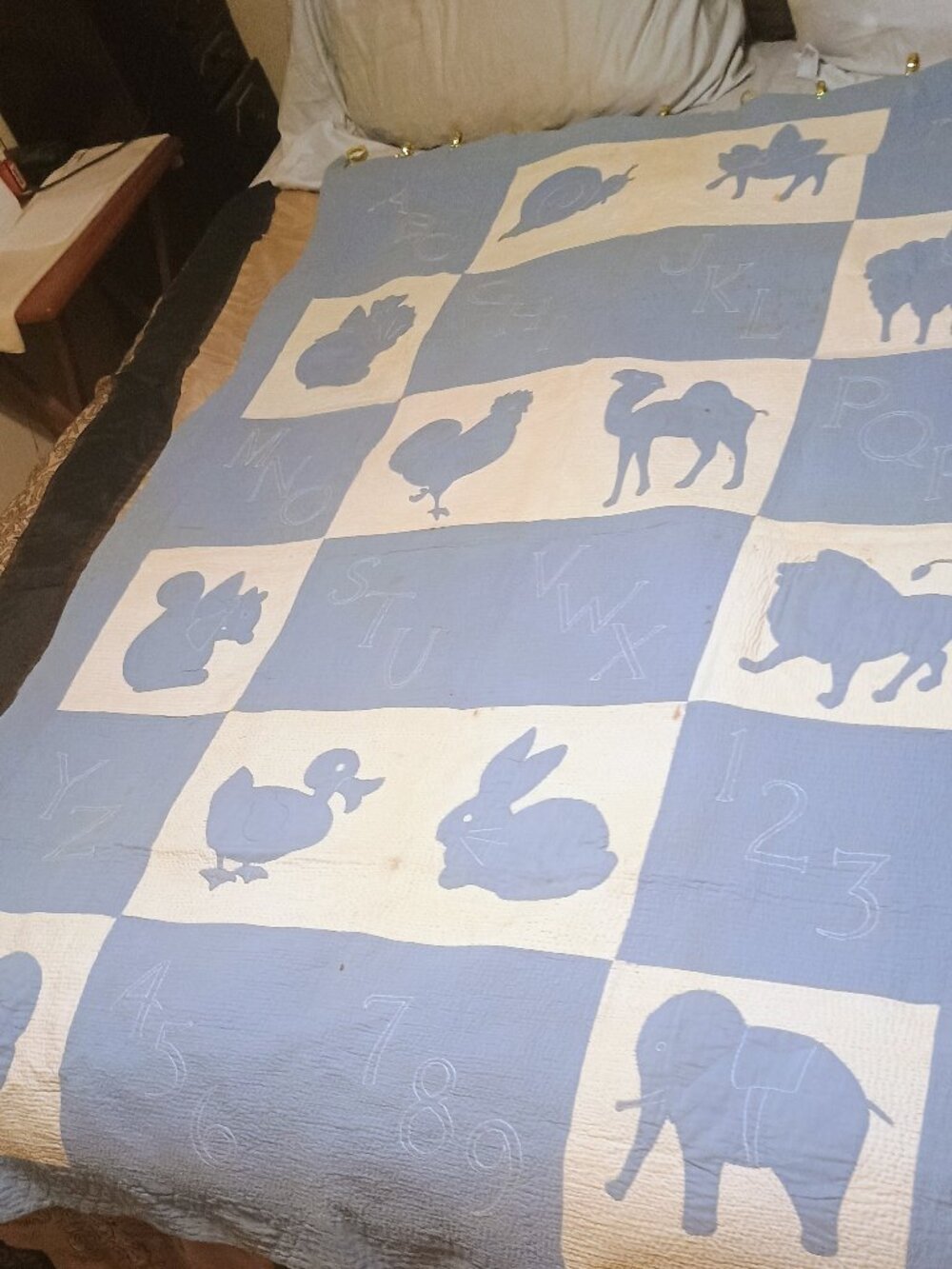 Antique baby quilt